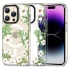 Tech-Protect MagMood MagSafe iPhone 15 Pro Max Case - Daisies with Leaves Tech-Protect MagMood MagSafe iPhone 15 Pro Max Case - Daisies with Leaves