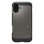 Spigen Tough Armor MagSafe case with stand for iPhone 16 - gunmetal