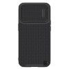 Nillkin Textured S Case iPhone 14 Pro armored cover with camera cover, black Nillkin Textured S Case iPhone 14 Pro armored cover with camera cover, black