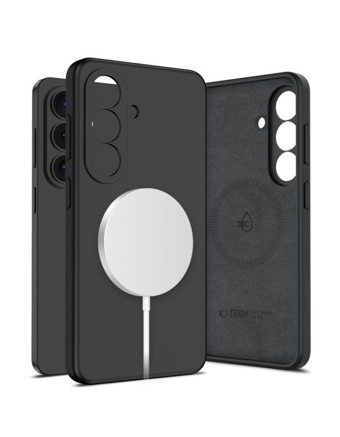 Tech-Protect Silicone MagSafe Case for Samsung Galaxy S26 - Black Tech-Protect Silicone MagSafe Case for Samsung Galaxy S26 - Black