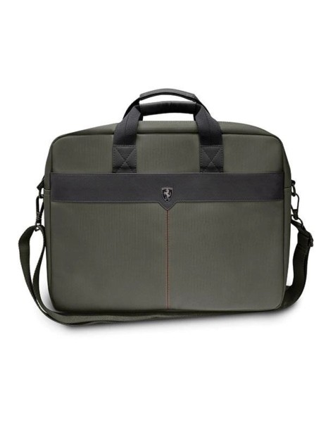 Ferrari Off Track Scuderia bag for a 16" laptop - green Ferrari Off Track Scuderia bag for a 16" laptop - green