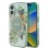 Guess IML Flower &amp;amp; Tonal Circle MagSafe case for iPhone 16 Plus - green