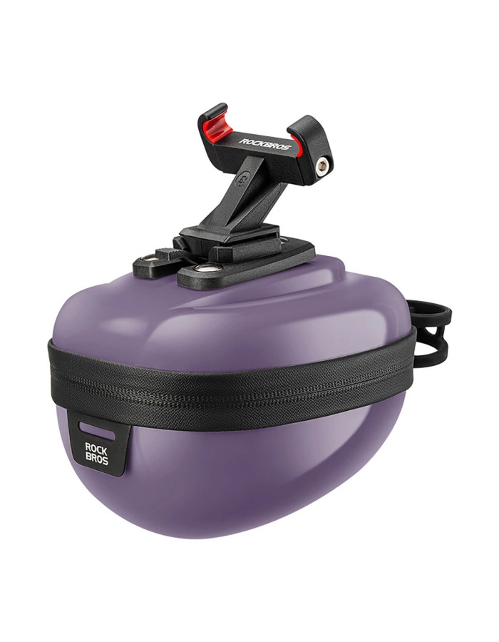 Rockbros Rigid Hard Shell Compact Saddle Bag 0.4l - Purple