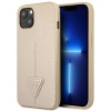 Guess GUHCP14MPSATLE iPhone 14 Plus 6.7" beige/beige hardcase SaffianoTriangle Logo Guess GUHCP14MPSATLE iPhone 14 Plus 6.7" beige/beige hardcase SaffianoTriangle Logo