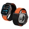 Spigen WBF1 Strap for Apple Watch 44 / 45 / 46 / 49 mm - Black and Orange Spigen WBF1 Strap for Apple Watch 44 / 45 / 46 / 49 mm - Black and Orange