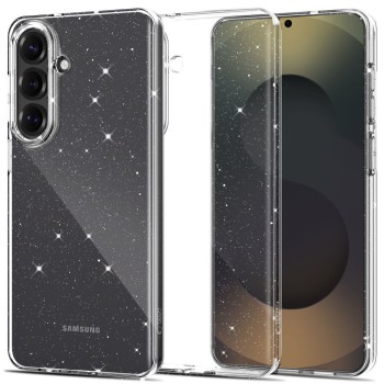 Tech-Protect FlexAir Case for Samsung Galaxy S26+ - Clear and Glitter