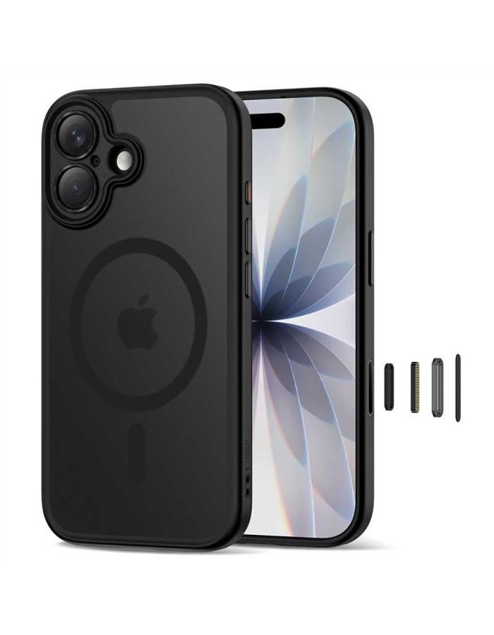 Tech-Protect Magpeak Magsafe CC Case for iPhone 17 - Matte Black Tech-Protect Magpeak Magsafe CC Case for iPhone 17 - Matte Black