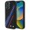 BMW Silicone Random Lines MagSafe Case for iPhone 16 Pro Max - Black