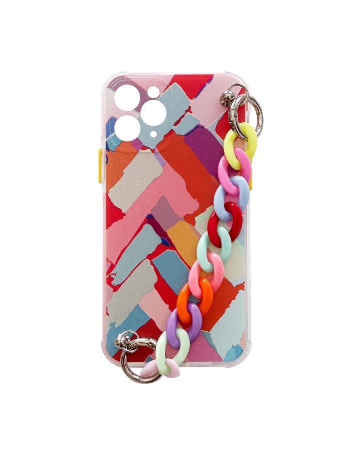 Color Chain Case gel flexible elastic case cover with a chain pendant for Xiaomi Redmi 10 multicolour (3) Color Chain Case gel flexible elastic case cover with a chain pendant for Xiaomi Redmi 10 multicolour (3)