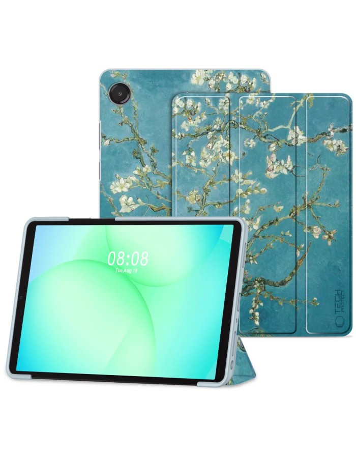 TechProtect SmartCase for Samsung Galaxy Tab A9+ / A11+ Plus 11.0 X210 / X215 / X216 / X230 / X235 / X236 - Blue and White