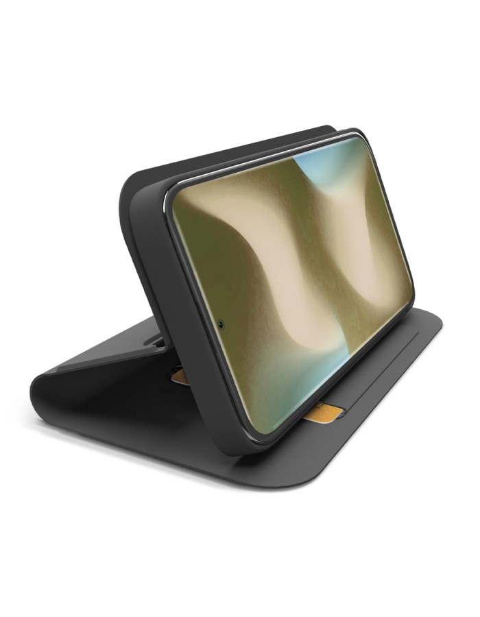 Wallet smooth for Xiaomi Redmi Note 15 Pro 4G, black Wallet smooth for Xiaomi Redmi Note 15 Pro 4G, black