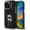 Karl Lagerfeld Silicone Karl Sketch MagSafe Case for iPhone 16 Pro Max - Black