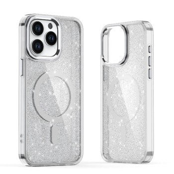 Glitter Case MagSafe Compatible for iPhone 17 Pro Max - Semi-Transparent Glitter Case MagSafe Compatible for iPhone 17 Pro Max - Semi-Transparent