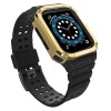 Protect Strap Band for Apple Watch 38/40/41mm Armored Case Strap - Black, Gold Protect Strap Band for Apple Watch 38/40/41mm Armored Case Strap - Black, Gold