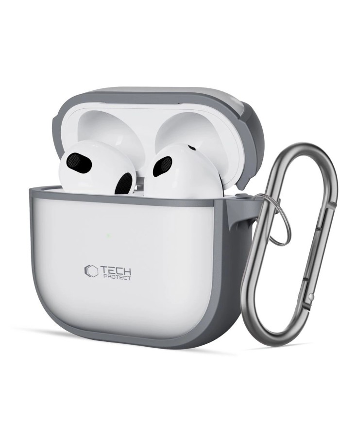 Tech-Protect Slim Hook Case for AirPods 4 - Gray
