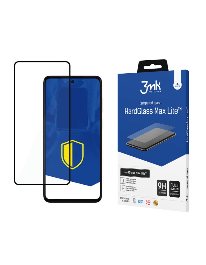 3mk HardGlass Max Lite tempered glass for Motorola Moto G52