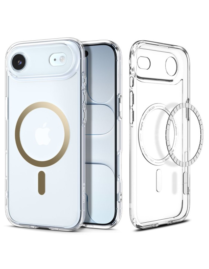 Spigen Ultra Hybrid MagSafe Case for iPhone 17 Air - Transparent Gold Spigen Ultra Hybrid MagSafe Case for iPhone 17 Air - Transparent Gold