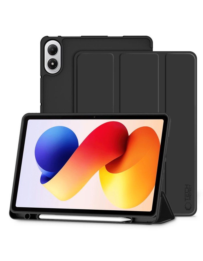 TechProtect SmartCase Pen Case for Xiaomi Poco Pad M1 / Redmi Pad 2 Pro 12.1 - Black TechProtect SmartCase Pen Case for Xiaomi Poco Pad M1 / Redmi Pad 2 Pro 12.1 - Black