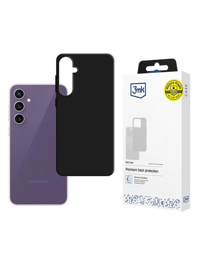 3mk Matt Case for Samsung Galaxy S24 FE - Black