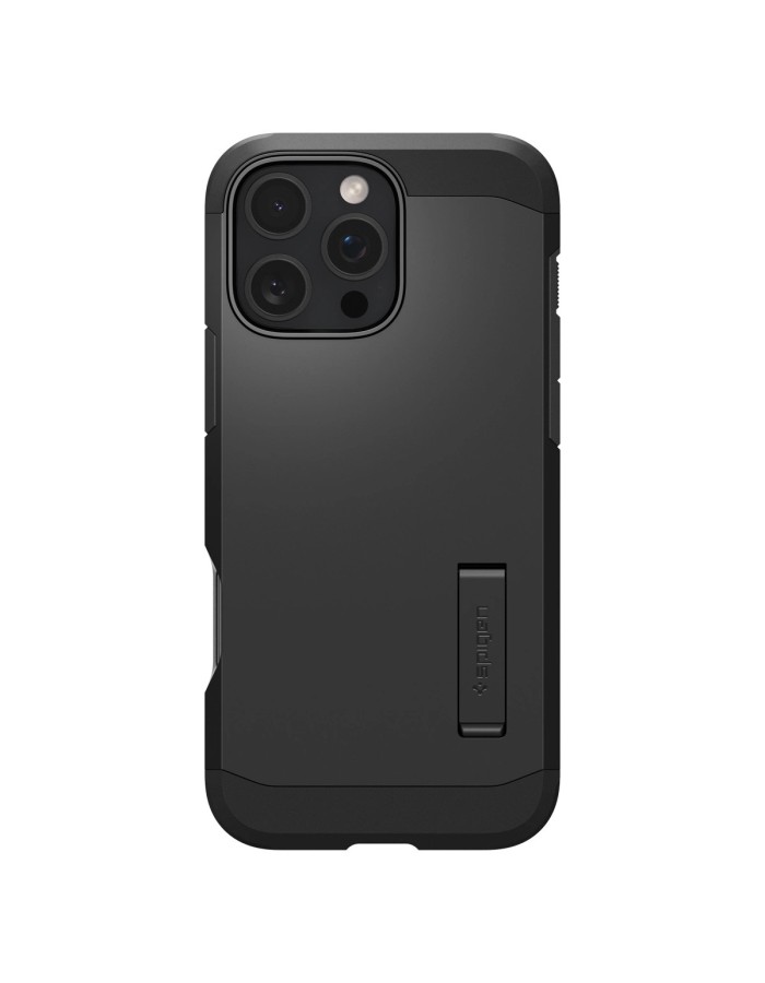 Spigen Tough Armor MagSafe Case with Stand for iPhone 16 Pro - Black Spigen Tough Armor MagSafe Case with Stand for iPhone 16 Pro - Black