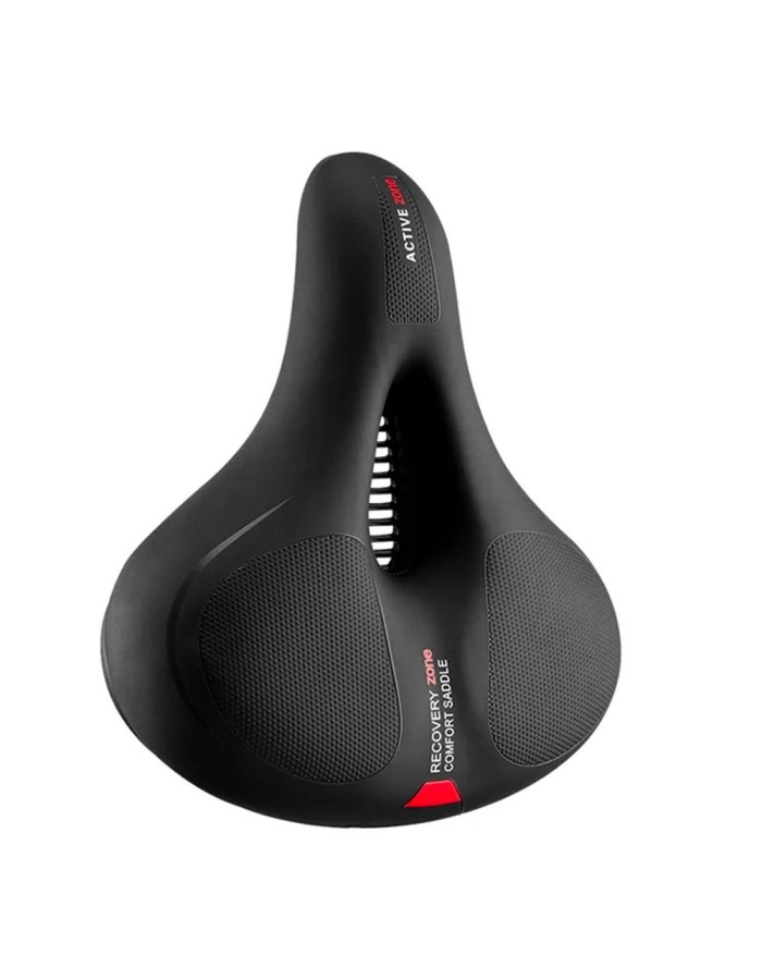 Rockbros AQ-6090R bicycle saddle - black and red Rockbros AQ-6090R bicycle saddle - black and red