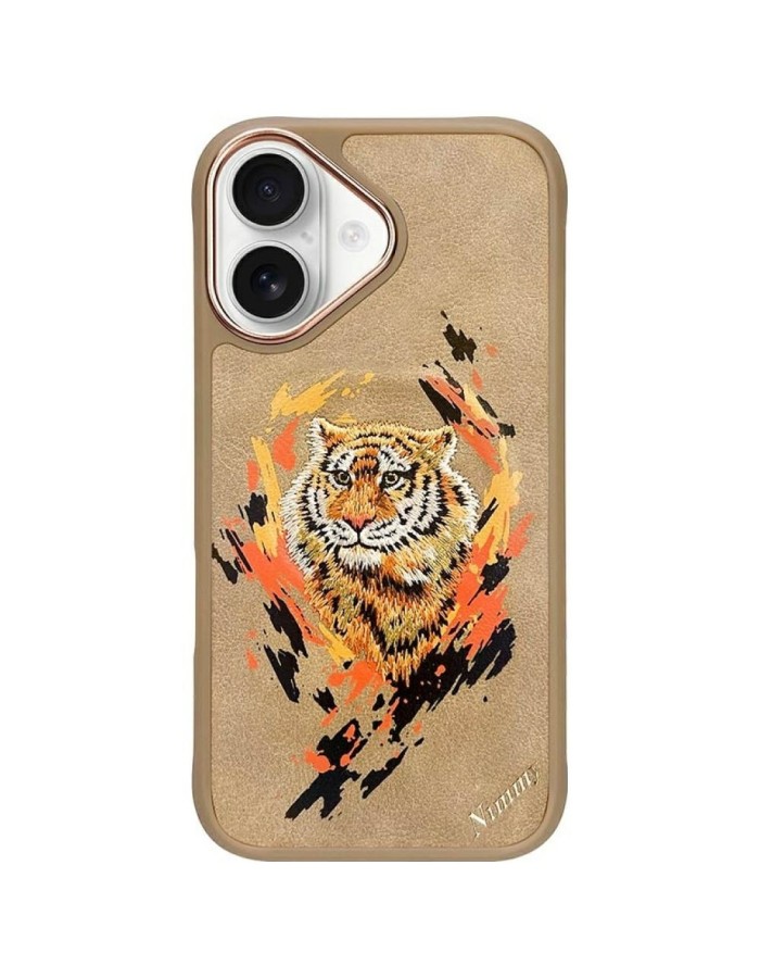 Nimmy Tiger MagSafe case for iPhone 16 - brown Nimmy Tiger MagSafe case for iPhone 16 - brown