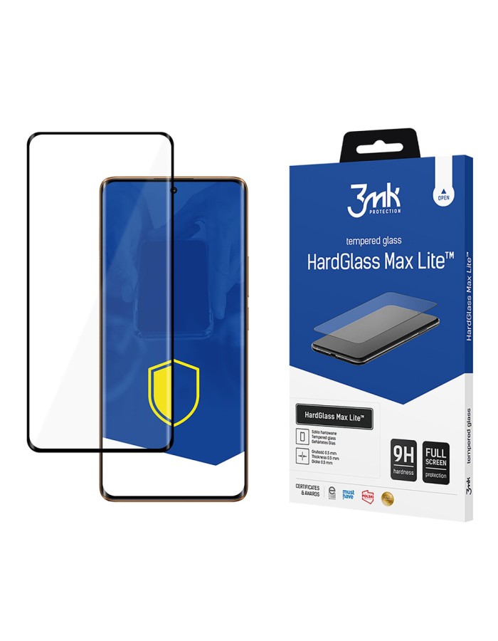 9H 3mk HardGlass Max Lite™ glass for Realme 11 Pro / 11 Pro+ / Moto Edge 30 Ultra / 40 Pro 9H 3mk HardGlass Max Lite™ glass for Realme 11 Pro / 11 Pro+ / Moto Edge 30 Ultra / 40 Pro