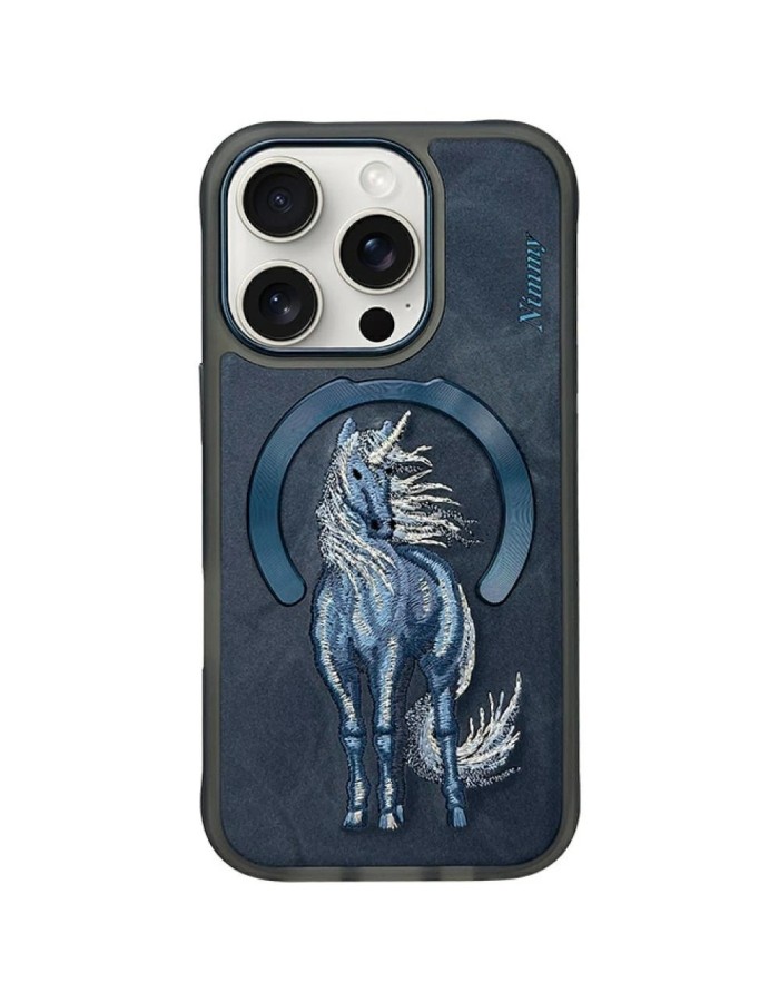 Nimmy Magnetic Fantasy Animal MagSafe Case for iPhone 16 Pro Max - Blue Nimmy Magnetic Fantasy Animal MagSafe Case for iPhone 16 Pro Max - Blue