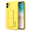 Wozinsky Kickstand Case silicone case with stand Samsung Galaxy A32 5G yellow Wozinsky Kickstand Case silicone case with stand Samsung Galaxy A32 5G yellow
