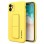 Wozinsky Kickstand Case silicone case with stand Samsung Galaxy A32 5G yellow