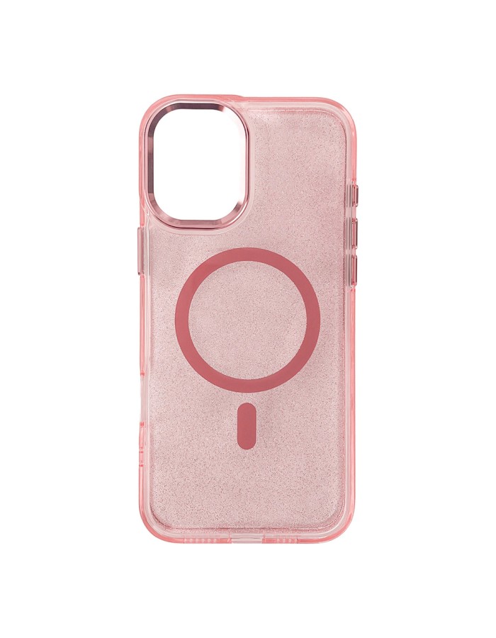 Glitter Case MagSafe Compatible for iPhone 17 Pro Max - Pink