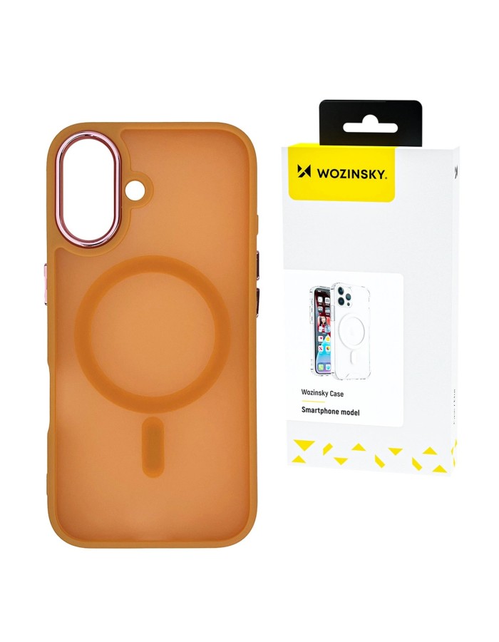 Wozinsky Fashion Case MagSafe for Samsung Galaxy S25+ - orange Wozinsky Fashion Case MagSafe for Samsung Galaxy S25+ - orange