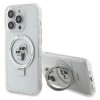 Karl Lagerfeld KLHMP15XHMRSKCH iPhone 15 Pro Max 6.7" white/white hardcase Ring Stand Karl&amp;amp;Choupette MagSafe