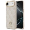 Guess 4G Strass Logo MagSafe Case for iPhone Air - Pink