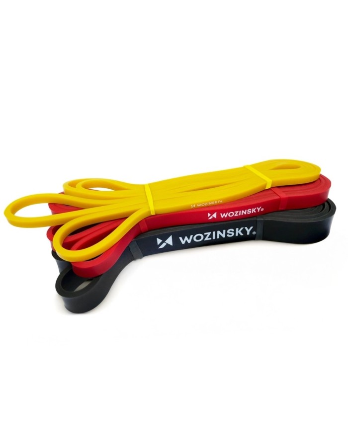 Wozinsky WGO-3 latex resistance bands - 3 pcs. Wozinsky WGO-3 latex resistance bands - 3 pcs.