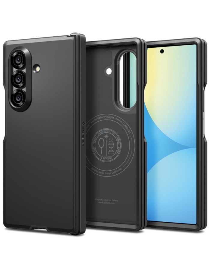 Spigen Tough Armor Pro Mag MagSafe Case for Samsung Galaxy Z Fold 7 - Black