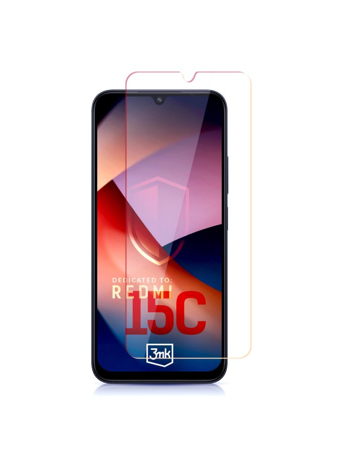 3mk HardGlass tempered glass for Xiaomi Redmi 15C