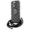 Karl Lagerfeld IML Crossbody Monogram Karl &amp;amp; Choupette Head MagSafe Case for iPhone 16 Pro Max - Black