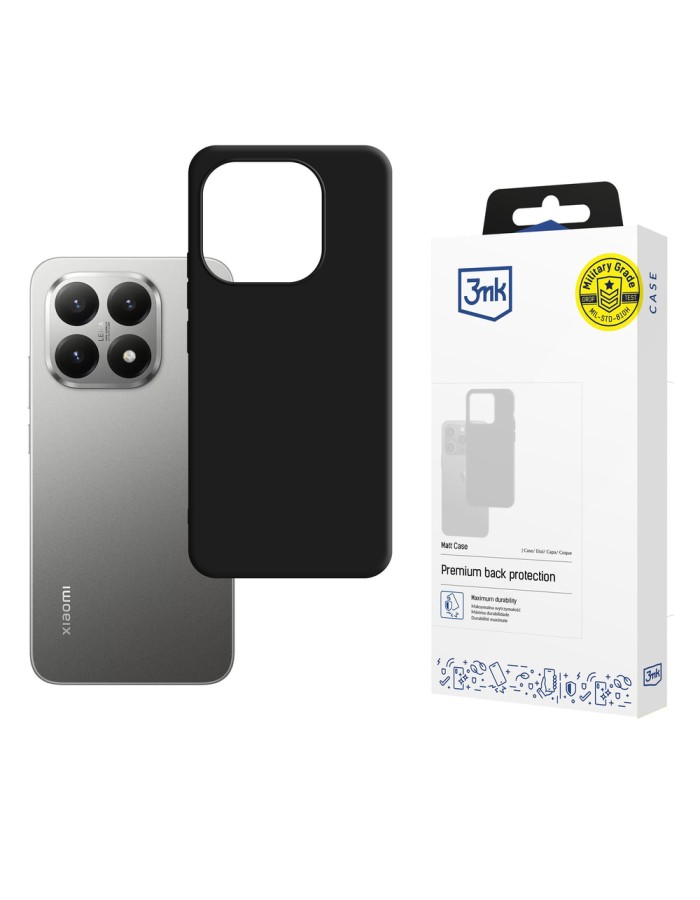 3mk Matt Case for Xiaomi 15T 5G - black