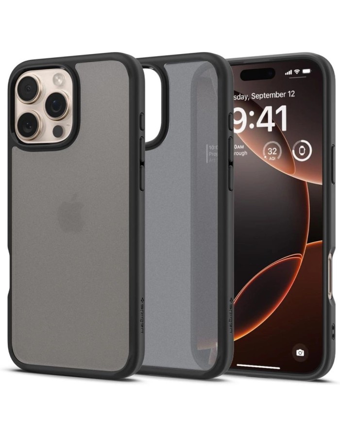 Spigen Ultra Hybrid iPhone 16 Pro Case - Black Spigen Ultra Hybrid iPhone 16 Pro Case - Black
