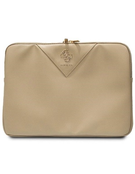 Guess Triangle 4G cover for a 14" laptop - gold Guess Triangle 4G cover for a 14" laptop - gold