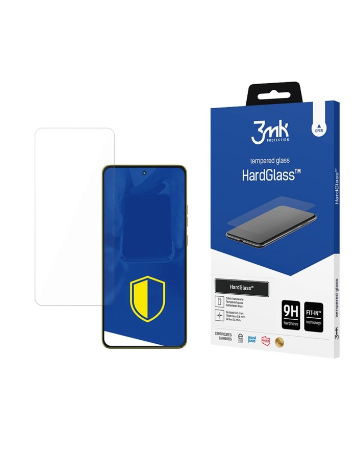 Tempered glass 3mk HardGlass for Motorola Moto G86