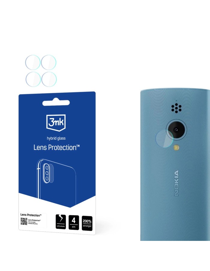 Hybrid Camera Lens Glass 3mk Lens Protection for Nokia 150 2023