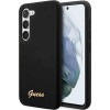 Guess GUHCS23SSLSMK S23 S911 black/black hardcase Silicone Vintage Gold Logo Guess GUHCS23SSLSMK S23 S911 black/black hardcase Silicone Vintage Gold Logo