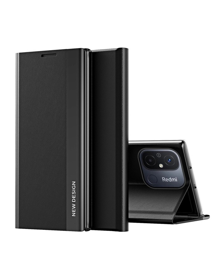 Sleep Case Pro case for Xiaomi Redmi 11A / Poco C55 / Redmi 12C with flip stand black