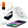 Spigen Glas.tR EZ Fit Tempered Glass for iPhone 13 / 13 Pro / 14 / 16e / 17e Spigen Glas.tR EZ Fit Tempered Glass for iPhone 13 / 13 Pro / 14 / 16e / 17e