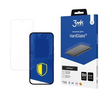 Tempered glass 3mk HardGlass for Google Pixel 9A Tempered glass 3mk HardGlass for Google Pixel 9A