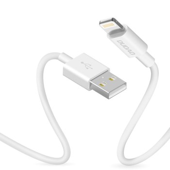 Dudao cable USB / Lightning 3A 1m white (L1L white) Dudao cable USB / Lightning 3A 1m white (L1L white)
