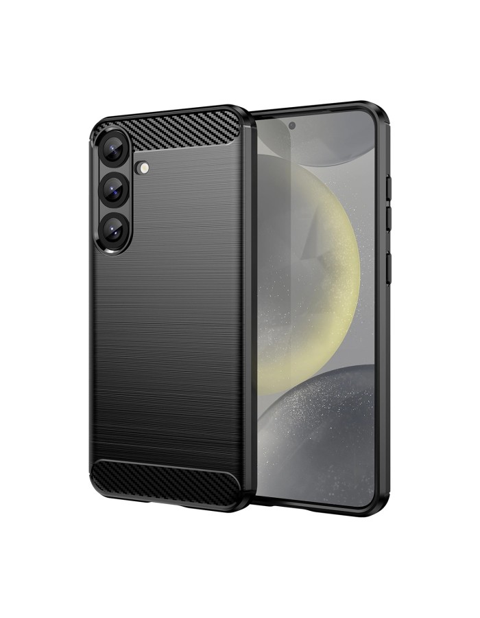 Carbon Case for Samsung Galaxy S25+ - Black