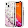 Guess GUHCP13SLGPEPI iPhone 13 mini 5.4" pink/pink hardcase Peony Liquid Glitter Guess GUHCP13SLGPEPI iPhone 13 mini 5.4" pink/pink hardcase Peony Liquid Glitter